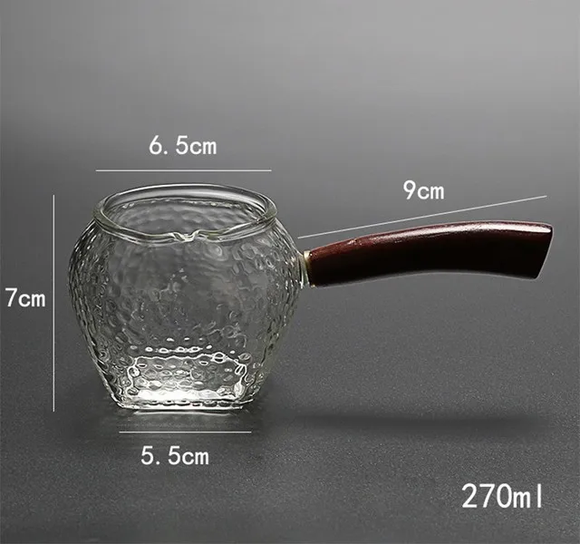 

Креативный инструмент для чая кунг-фу, термостойкое стекло, деревянная ручка, ярмарка чашки, прозрачный дозатор чая, офисный чайник, турецкий кофейный боты