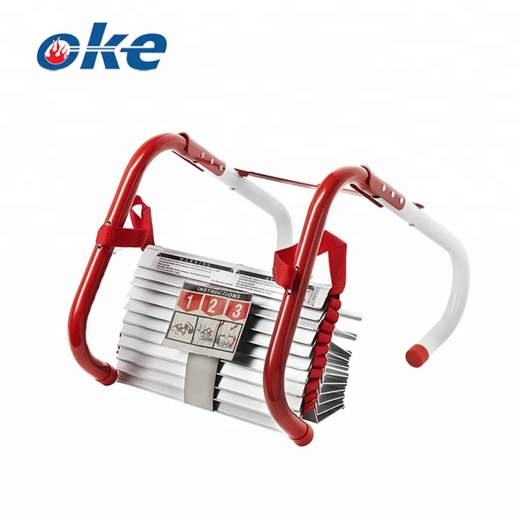 

EN131 Two Story Emergency Portable Folding Fire Escape Ladder