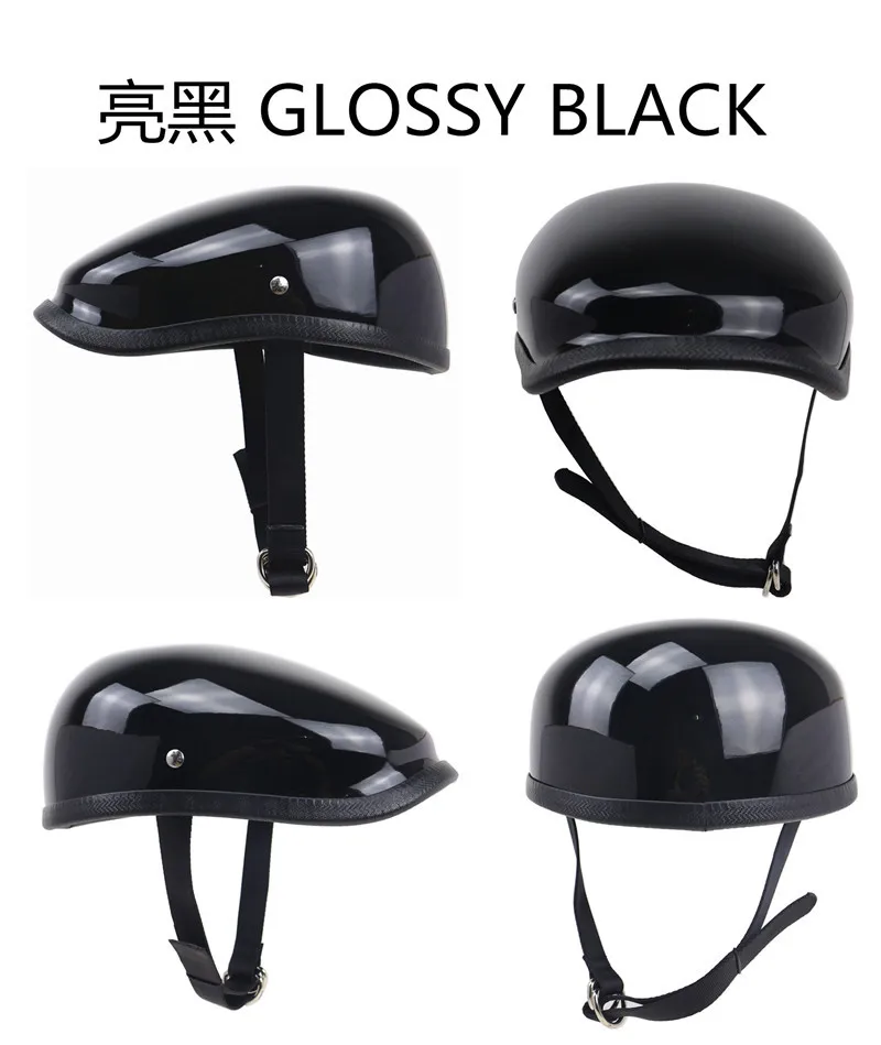 

Vintage Handmade Half Face Motorcycle Helmet Japanese Chopper Style Fiberglass Casque Lightweight Double D Casque Moto Capacete