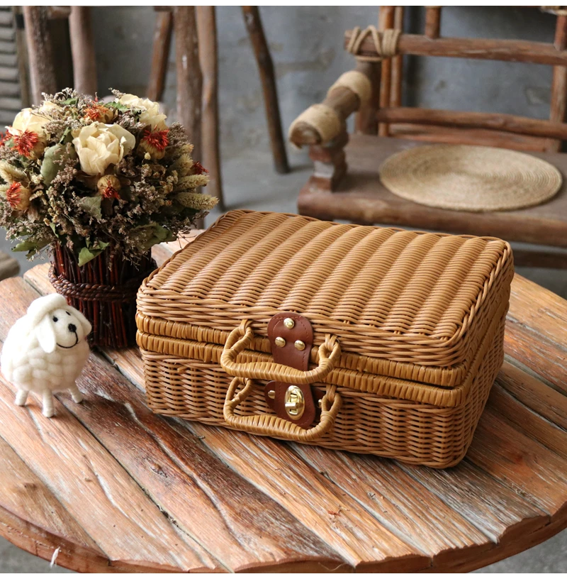 

Direct Selling Portable Box Storage Box Storage Box Organizing Storage Box Environmental Basket Pu Box Flower Gift Protection