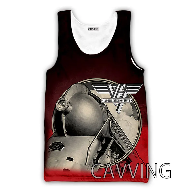 

New 3D Printed Van Halen Band Tank Tops Harajuku Vest Summer Undershirt Shirts Streetwear for Men/women