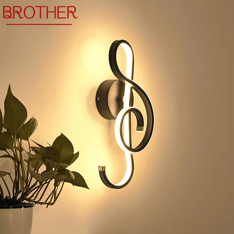

BROTHER Modern Vintage Wall Lamp Creative Fashion Design LED Indoor Sconce Light for Home Living Room Bedroom Decor