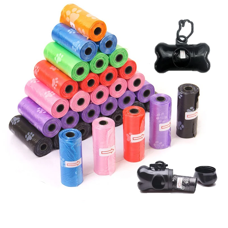 

Outdoor Scooper Pets Clean Poop Bag Dispenser Supplies Rolls Dog Pooper Garbage Pet Cat Small 30roll Bags Puppy Collector Bag
