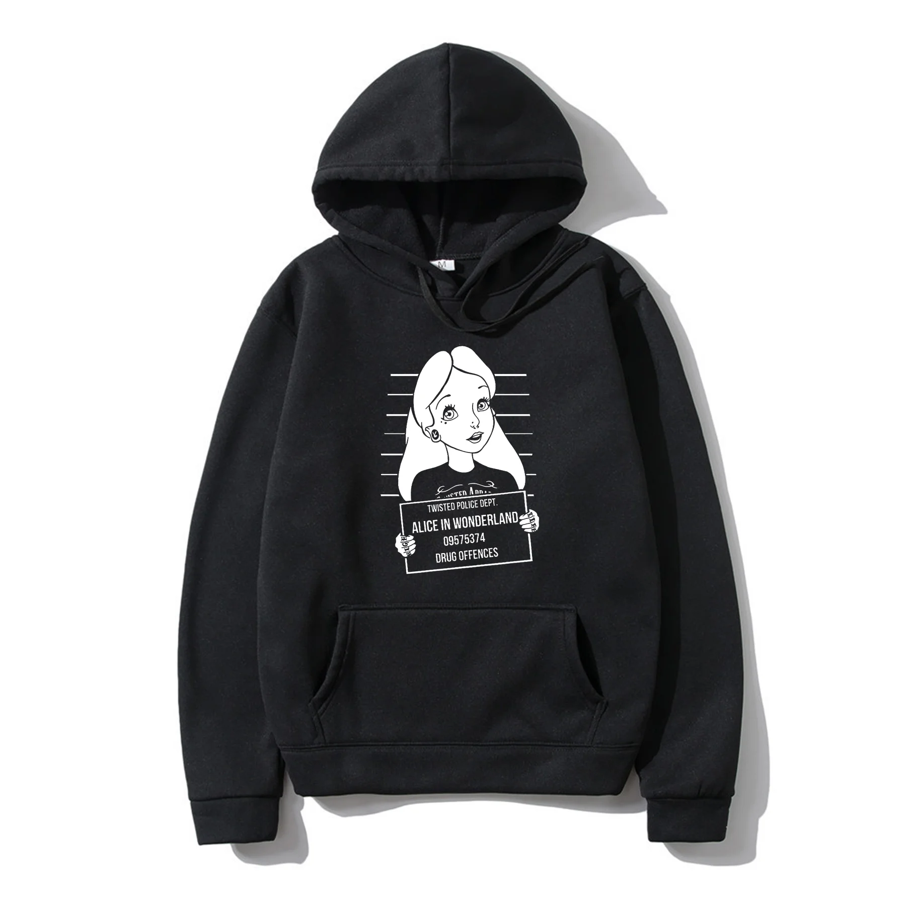 

Men/women Long Sleeve Oversize Alice In Wonderland Indie Swag Tattoos Gothic Punk Hoodies Unisex Clothes Sweatshirt Vintage