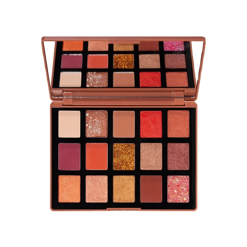 

15 Color Eye Shadow Tray Pearlescent Matte Glitter Eyeshadow Light Up Eyes Eyeshadow Palette High Quality Professional Makeup