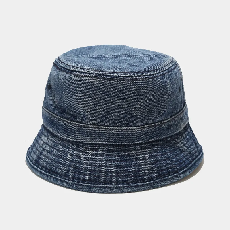 

Tiktok Popular Demin Women Bucket Hat Summer Man Outdoor Sun Protection Fisherman Cap Fashion Teen Sun Beach Bob Panama Hat