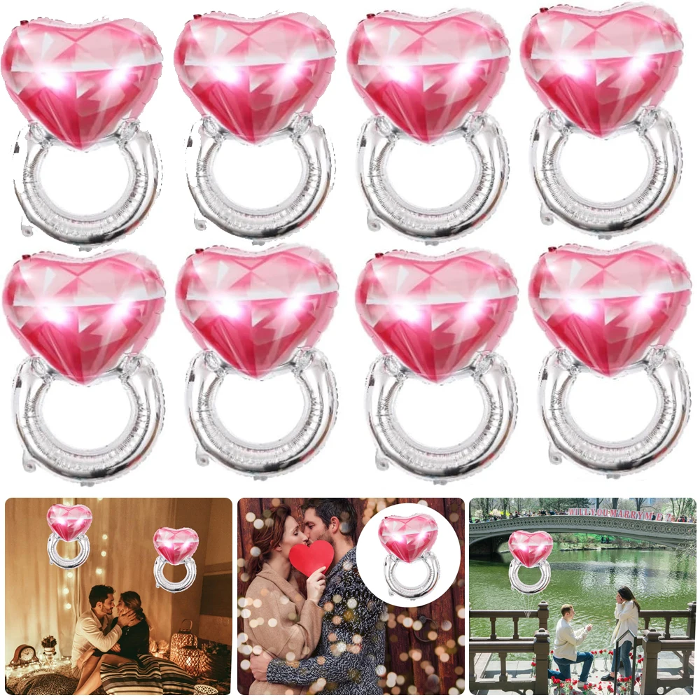 

1/2 шт., шарики в виде кольца на День святого Валентина