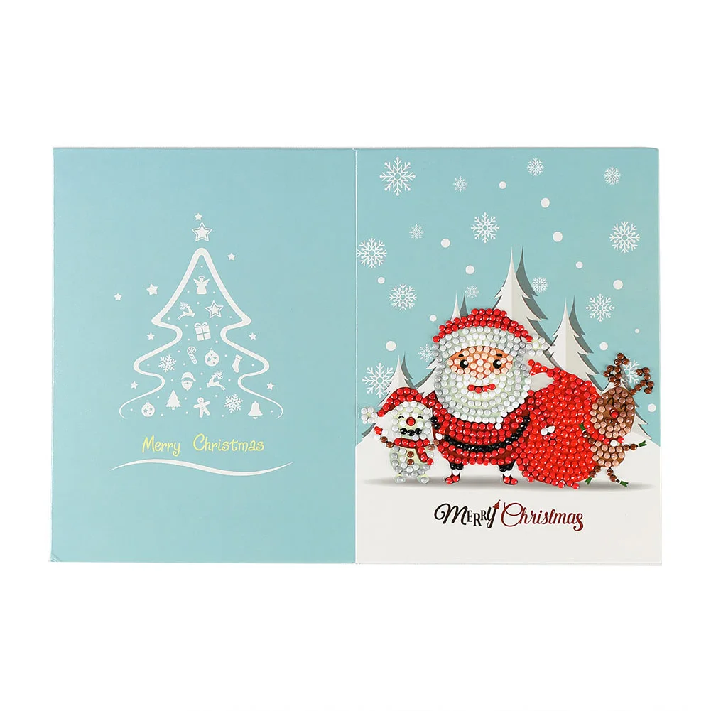 

Украшение, вышивка 5D, Рождество, ручная работа, мультфильм, алмазная живопись, поздравительная открытка, подарок, праздник, «сделай сам»