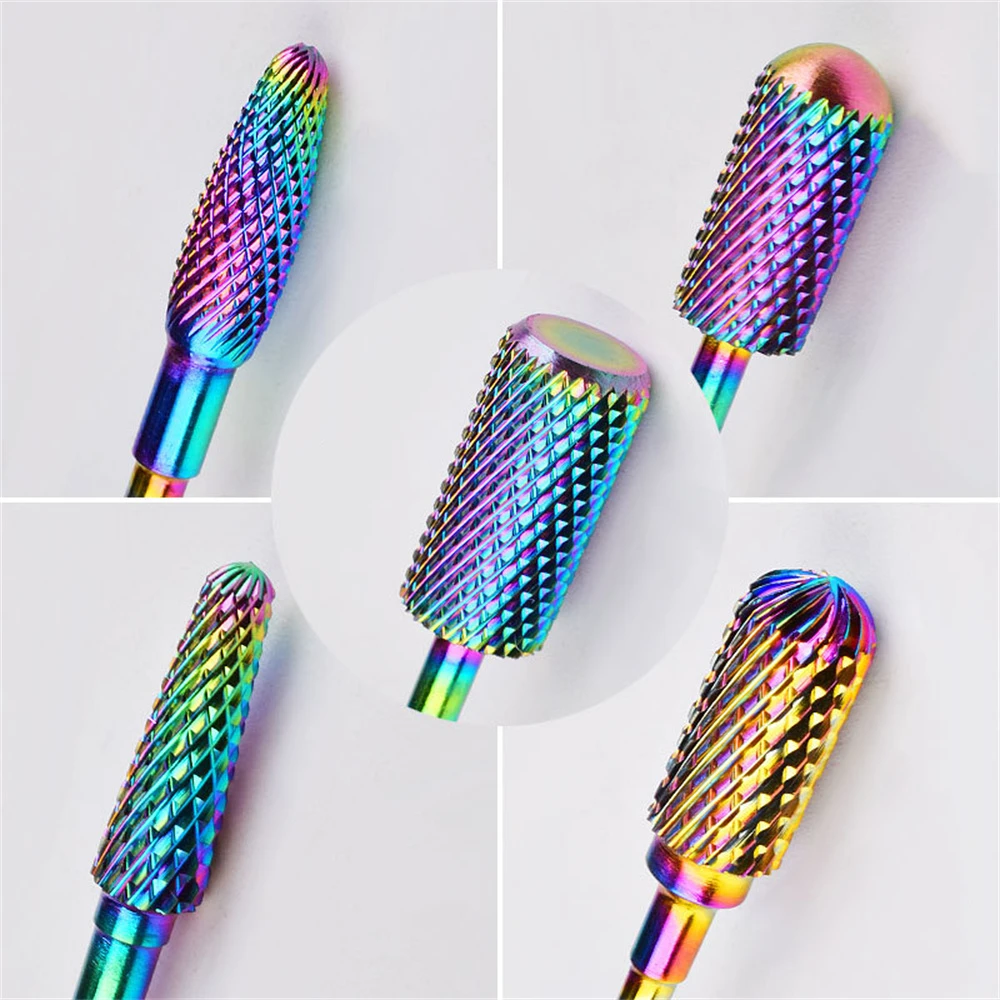 

Tungsten Carbide Nail Drill Bits for Manicure Pedicure Acrylic Nails Gel Polish Remove 3/32" Electric Nail Files Accessories