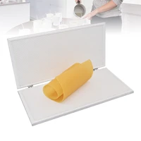 silicone beeswax mold flexible beeswax foundation sheet press embosser making mold beekeeping cell size 5 4mm or 4 9mm optional