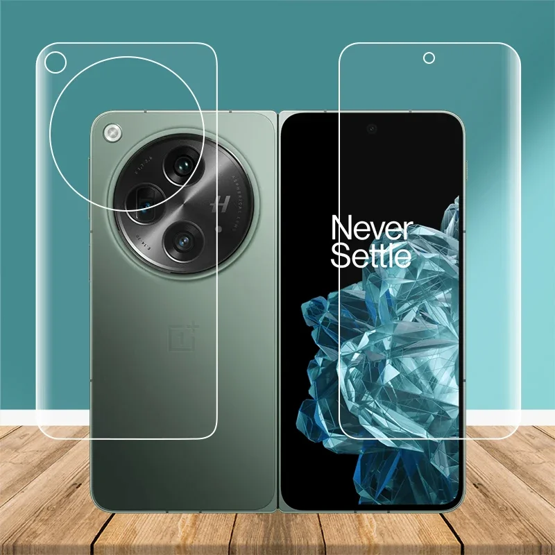 Для OnePlus Open OnePlusOpen 7 82 &quotпрозрачный ТПУ/матовый гидрогель с защитой от отпечатков