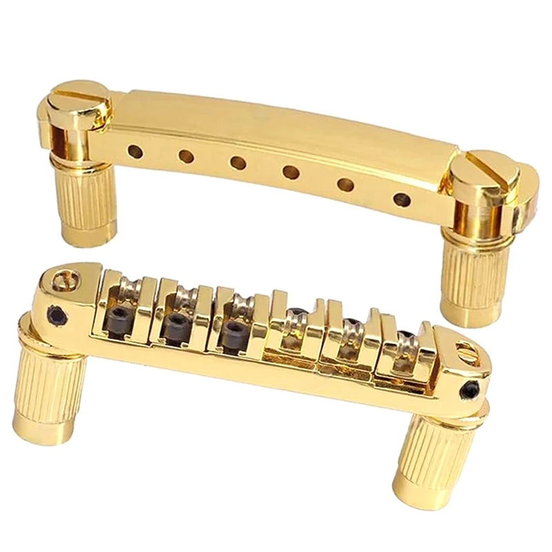 

Roller Saddle Bridge ABR-1 Tune-O-Matic Bridge Tailpiece Bridge For Guitar Parts Accessories