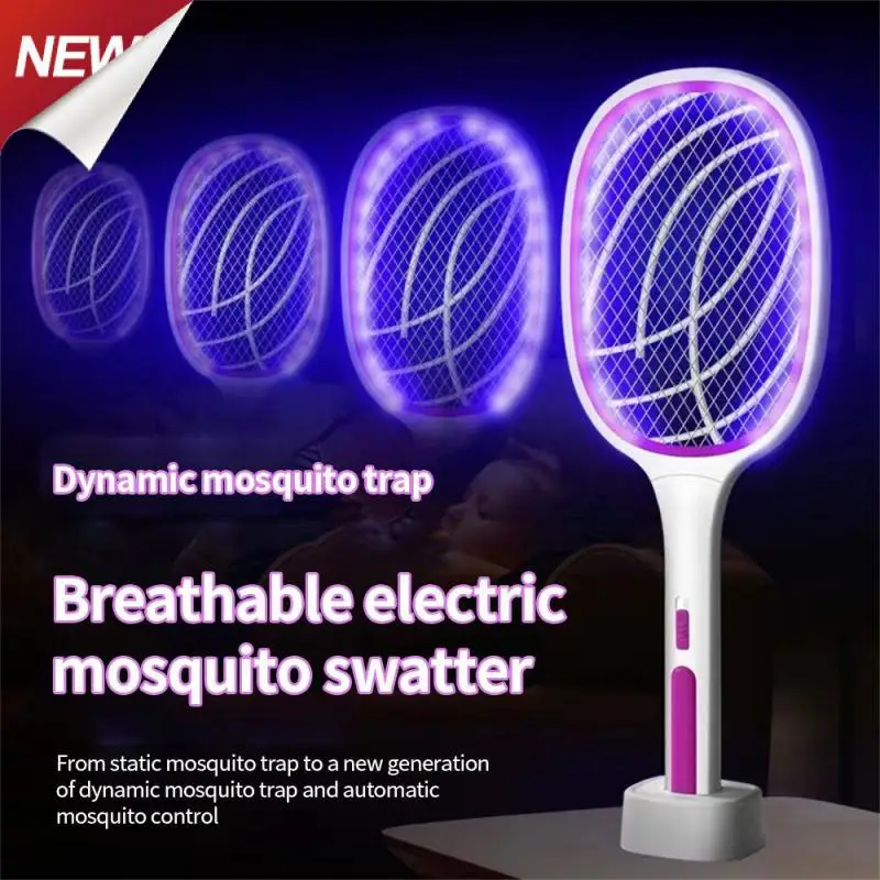 

Indoor Outdoor Electric Mosquito Swatter Usb Rechargeable Mosquito Racket Insect Killer Usb Killer Electric Mosquito Racket