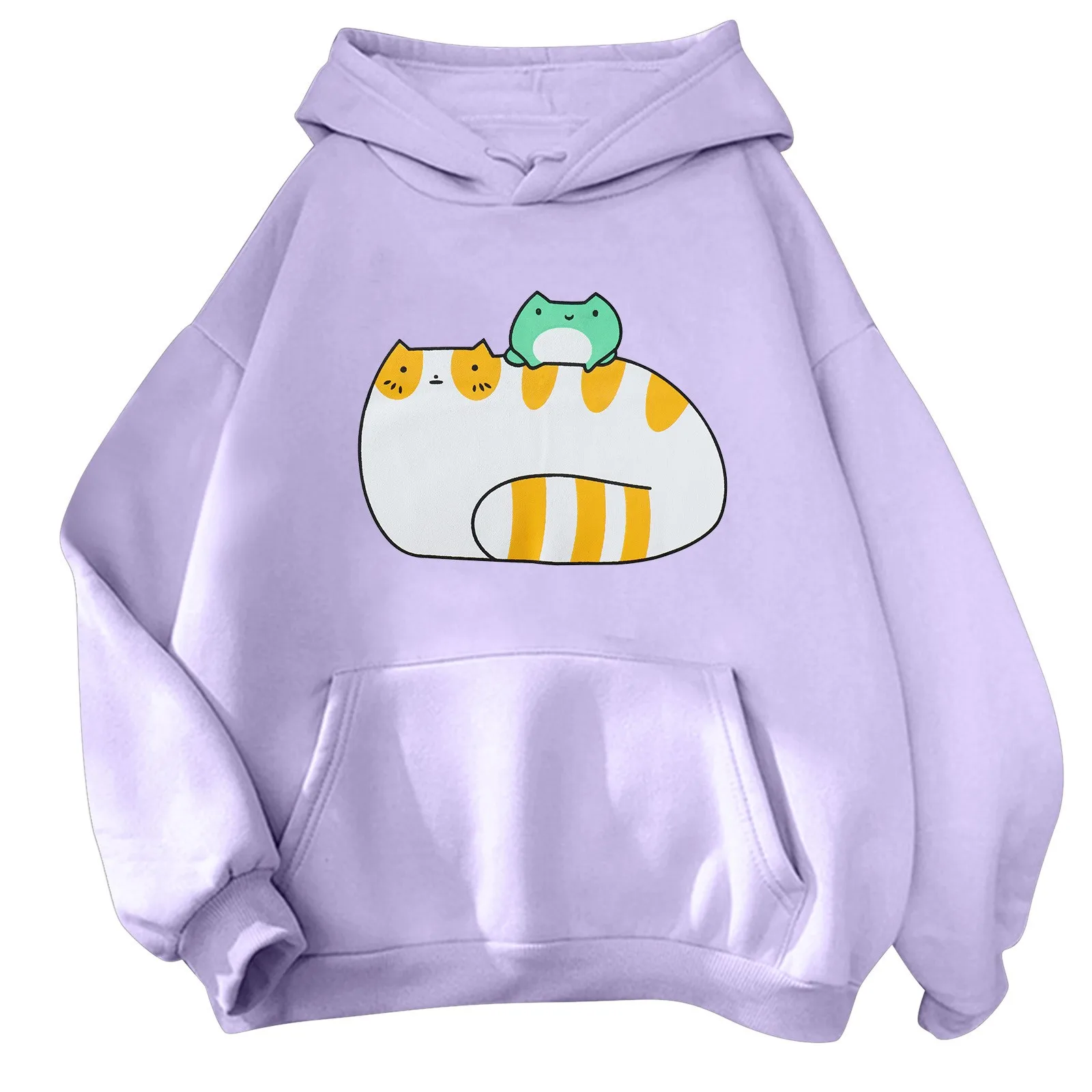 

Женские толстовки с принтом лягушки, толстовка с капюшоном для девочек-подростков, толстовка с капюшоном