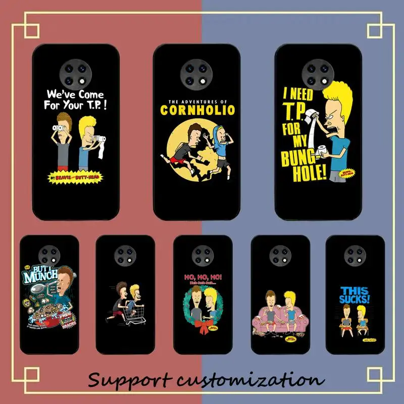 

Beavis And Butthead Phone Case For Xiaomi Redmi Note 8A 7 5 Note8pro 8T 9Pro TPU Coque for note 6pro Funda Capa