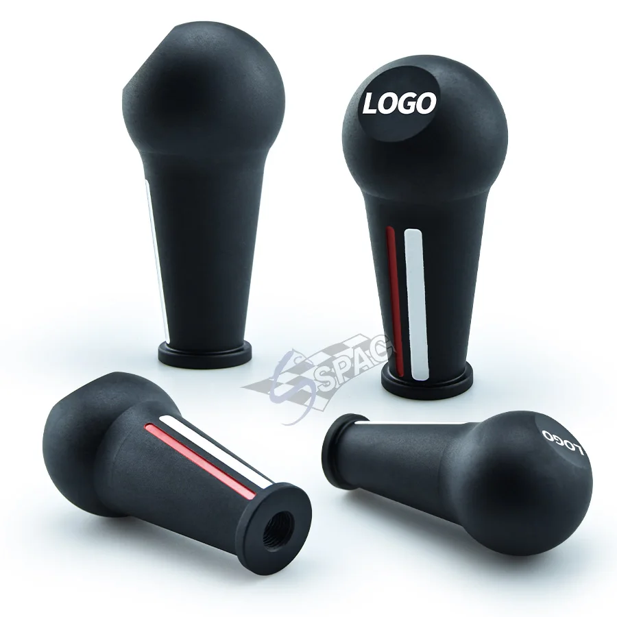 С логотипом автомобильный гоночный Стайлинг алюминиевая ручка переключения