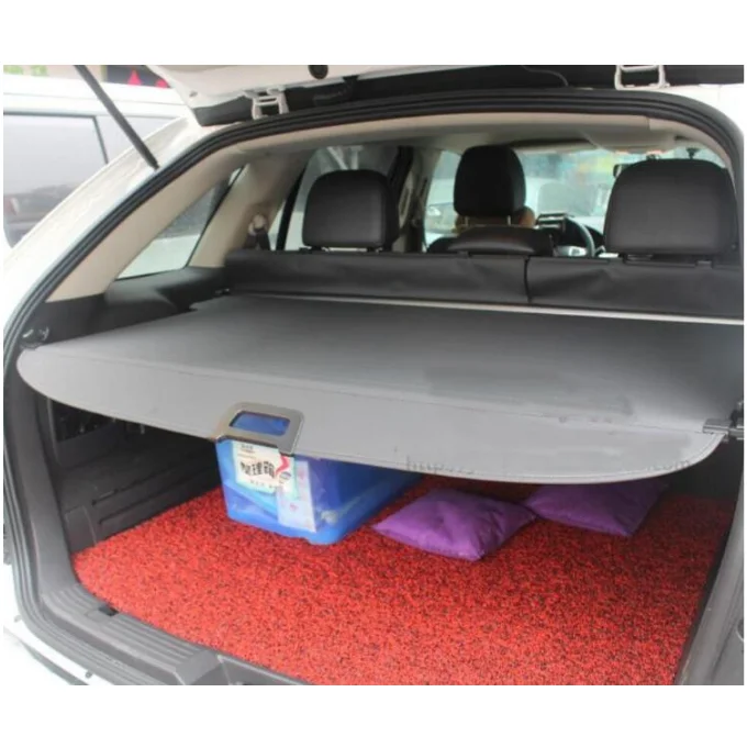 

Car Rear Trunk Security Shield Cargo Cover For Ford Edge 2009 2010 2011 2012 2013 2014 ( black, beige)