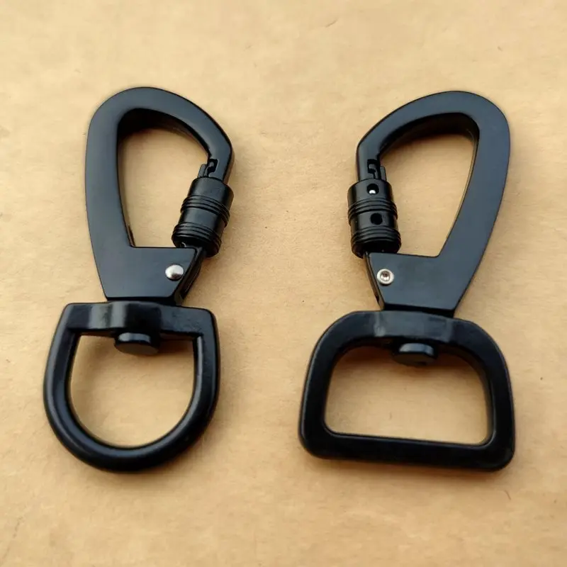 Черный брелок из цинкового сплава кнопка для восхождения карабин застежка
