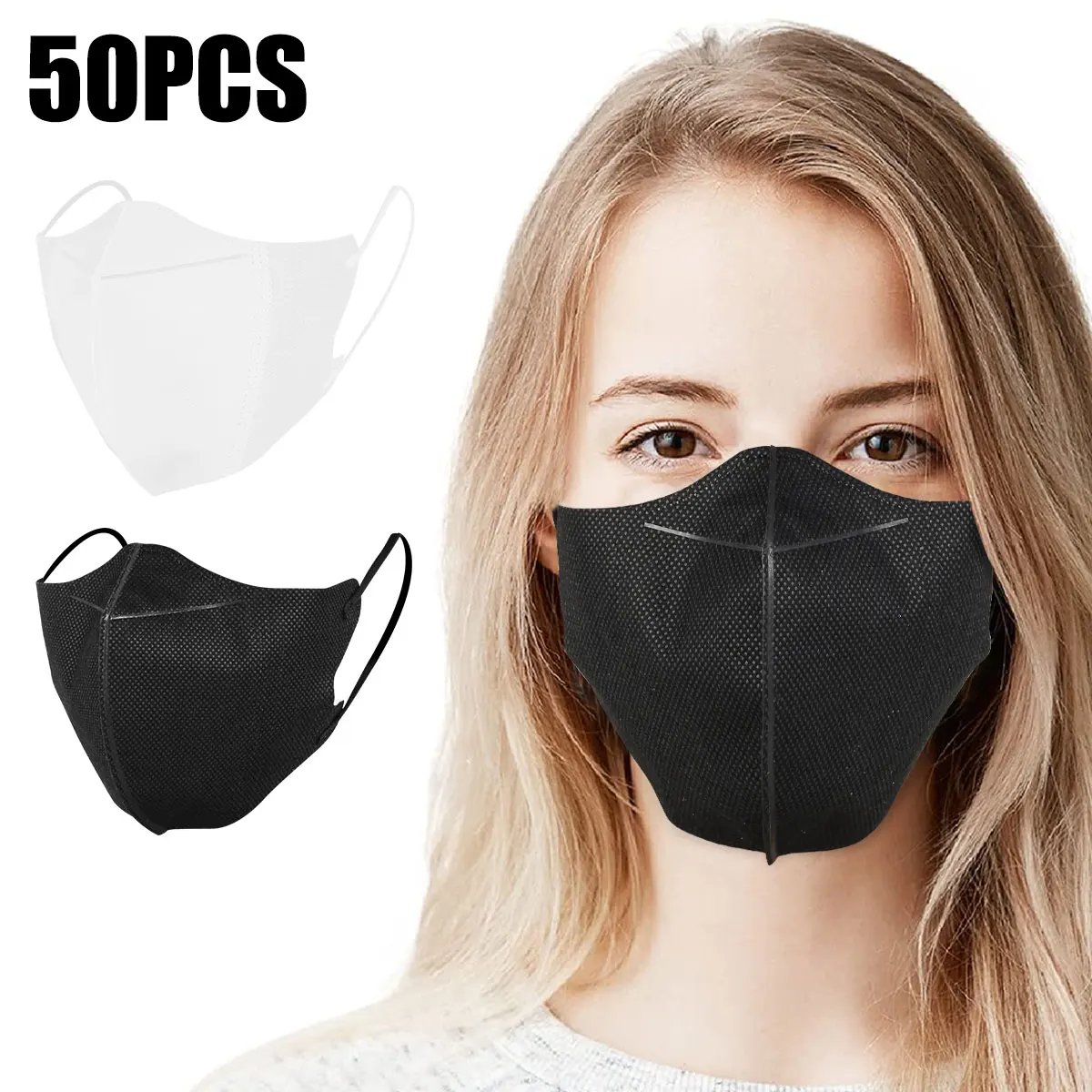 

Disposable Mask 50pcs Unisex Masks 3 Ply Mascarillas Mouth Cover Child Face Mask Protective Masque маска для лица от вируса