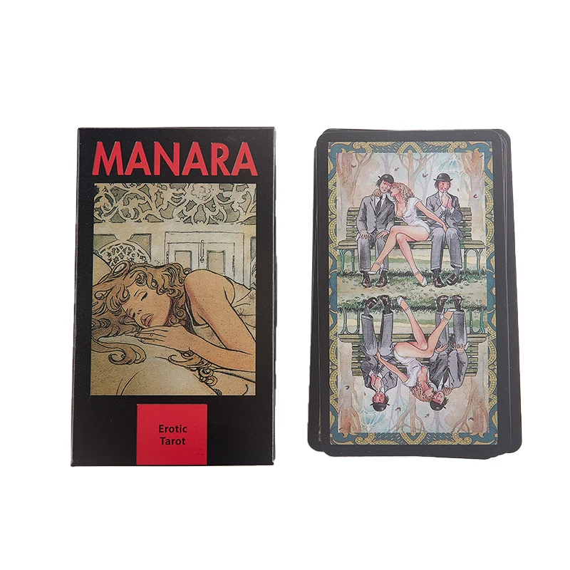 

78 шт./компл. Новый Tarot Of Manara Английская версия для гадания, судьбы, игры, таро, настольные игры, игральные карты с PDF руководством