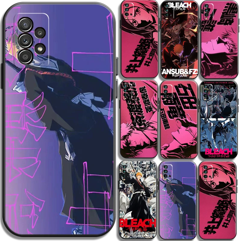 

BLEACH Japanese Anime Phone Cases For Xiaomi Redmi Note 9 Pro 10 10S 10 Pro POCO F3 GT X3 GT M3 Pro X3 NFC Back Cover Carcasa