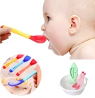 Детская Ложка для бутылки, ложки, вилка, силиконовая ложка, детский инструмент для детской безопасности, инструмент с датчиком температуры, посуда для малышей
