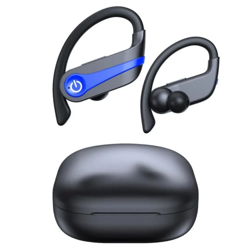 

40H Wireless TWS Bluetooth Earphones With Mic Sport Ear Hook LED Display Wireless Headphones HiFi Stereo Q20 Pro Headsets