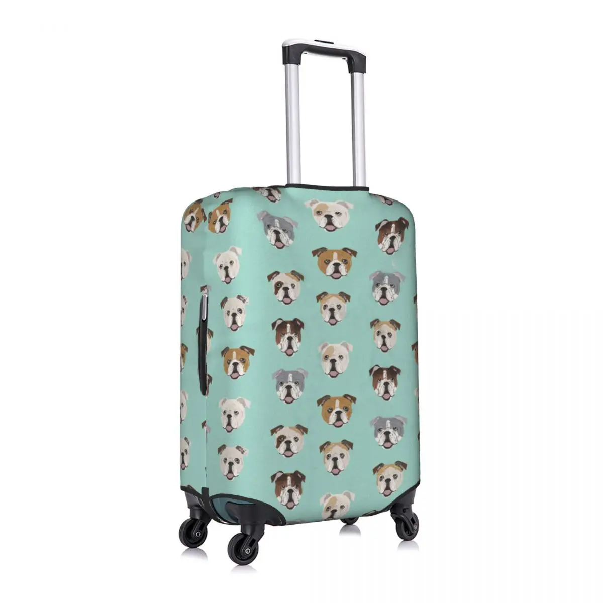 

English Bulldog Luggage Cover Spandex Suitcase Protector Fits 19-21 Inch