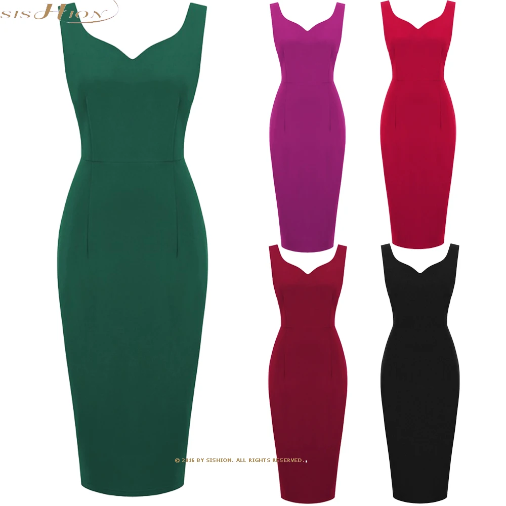 Dresses Vintage Elegant Slim Dress Vd3330