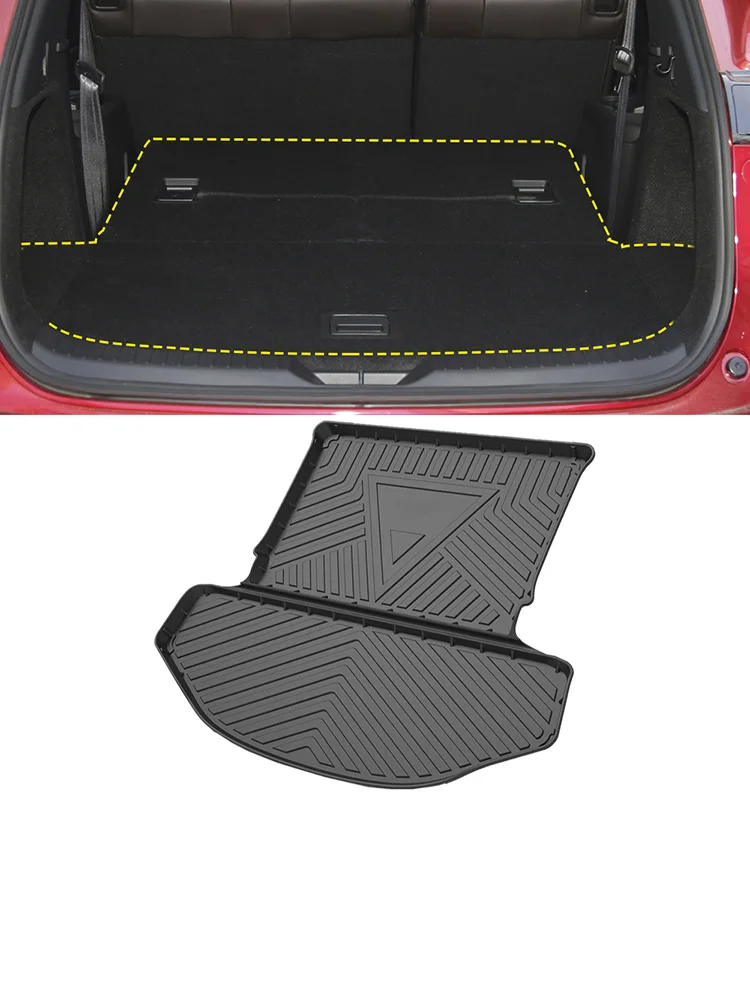 Для Mazda CX-8 KG 2017-2022 автомобильный коврик для багажника TPE противоскользящий лоток