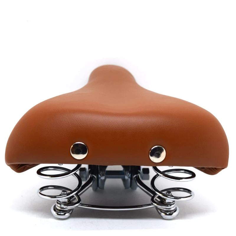 

Винтажная подушка для велосипеда в стиле ретро, сиденье для горного велосипеда в стиле ретро, мягкое амортизирующее седло из искусственной ...