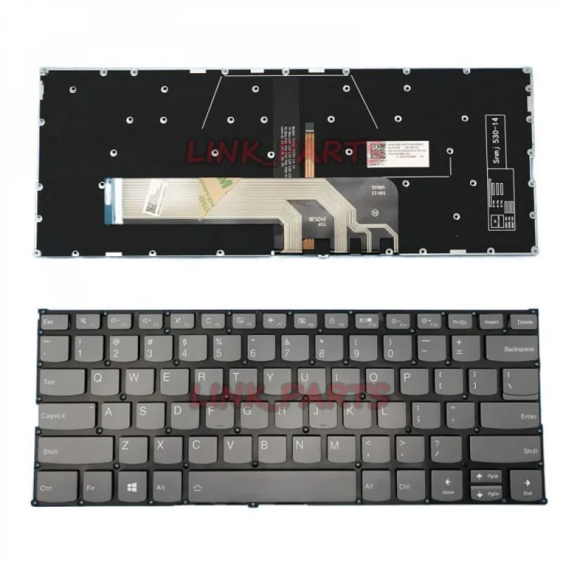 Фото НОВАЯ клавиатура для ноутбуков Lenovo Yoga C740-14, C740-14IML, FLEX-14API, FLEX-14IML, FLEX-14IWL (американская раскладка) №1