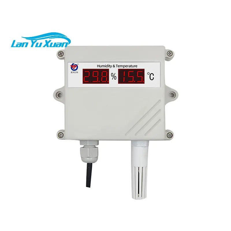 

Waterproof temperature and humidity sensor Industrial and agricultural digital display 485 high-precision temperature hygrometer