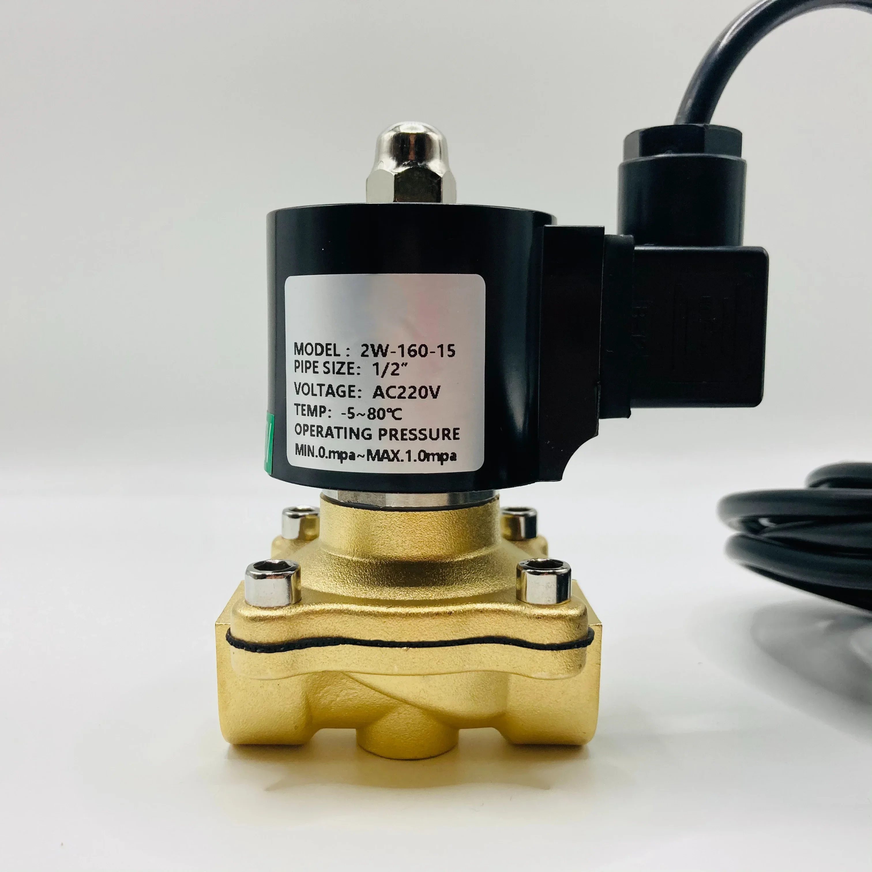 Водонепроницаемая катушка для дайвинга нормально открытая 12 В 24 220 латунь