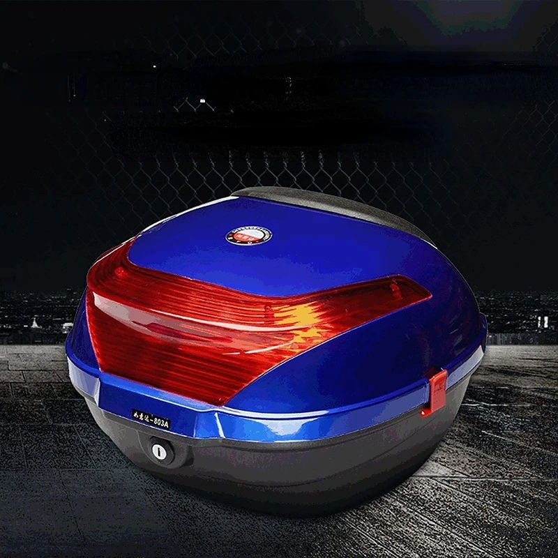 Tronco del motociclo impermeabile riflettente motociclo veicolo elettrico plastica vernice spray batteria bagagliaio bagagliaio auto