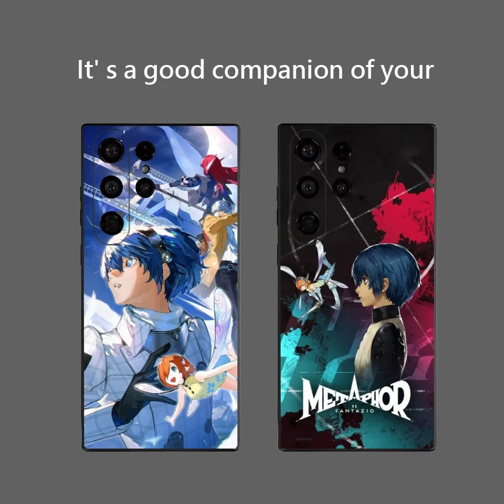 Чехол для телефона Game M-Metaphor ReFantazio Samsung Galaxy S25 Ultra S22 S23 S24 S21 S20 5G Защитный мягкий