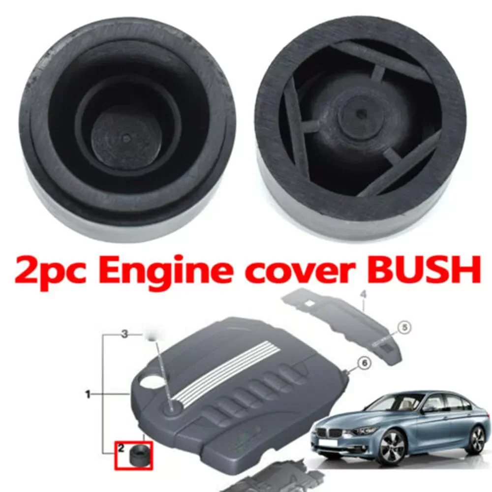 

2 шт., резиновая крышка двигателя для Bmw 1 2 3 4 5 6 7 X1 X3 X4 X5 X6