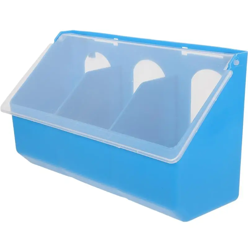 ja na wodę dla ptaków Wiszące pudełko karmę gołębi Plastikowy karmnik drobiu Gołąb Papuga Papużka Budgie Klatka Piasek Zawieszany