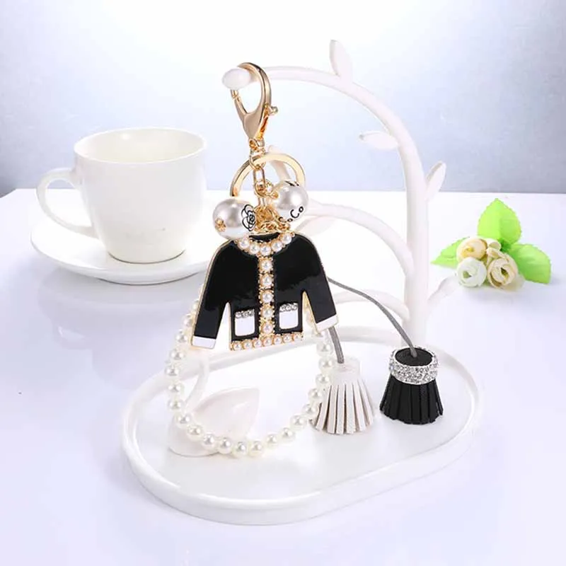 Модный жемчужный брелок-кисточка в Корейском стиле изысканный женский аксессуар