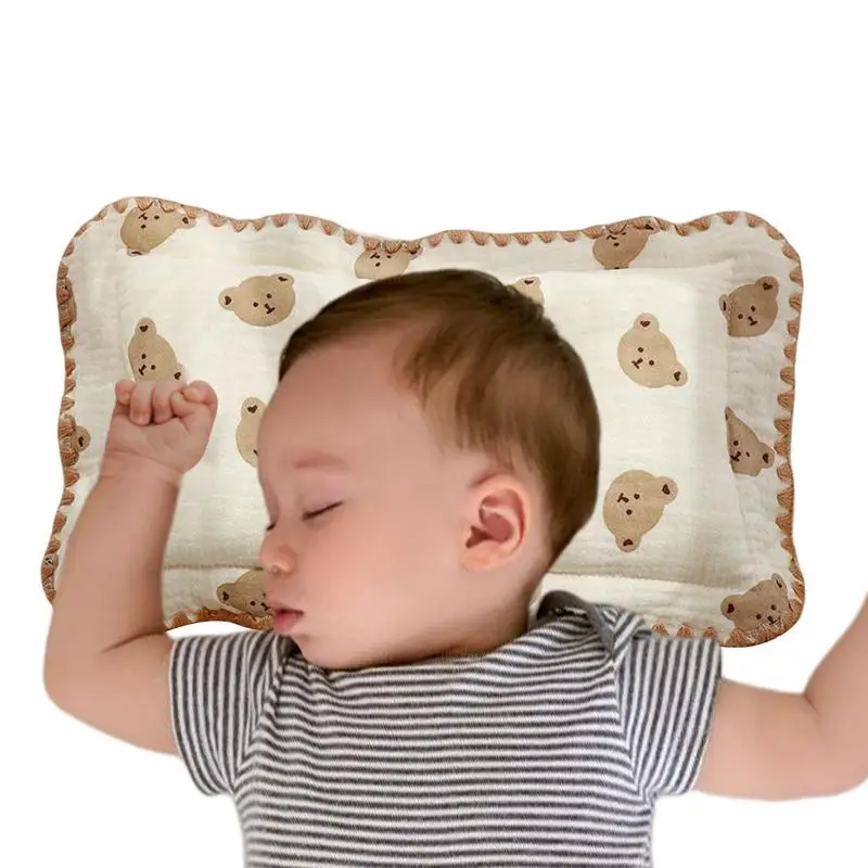 

Breathable Shaping Newborn Nursing Pillow Flat Anti Roll Toddler Head Corrects Baby Sleep Pillow Nursing Pillow Bedding Decor
