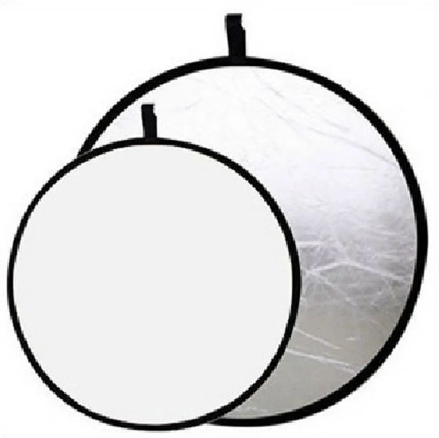 

80CM two in one silver white reflective/soft/fill plate with portable bag and foldable photography equipment