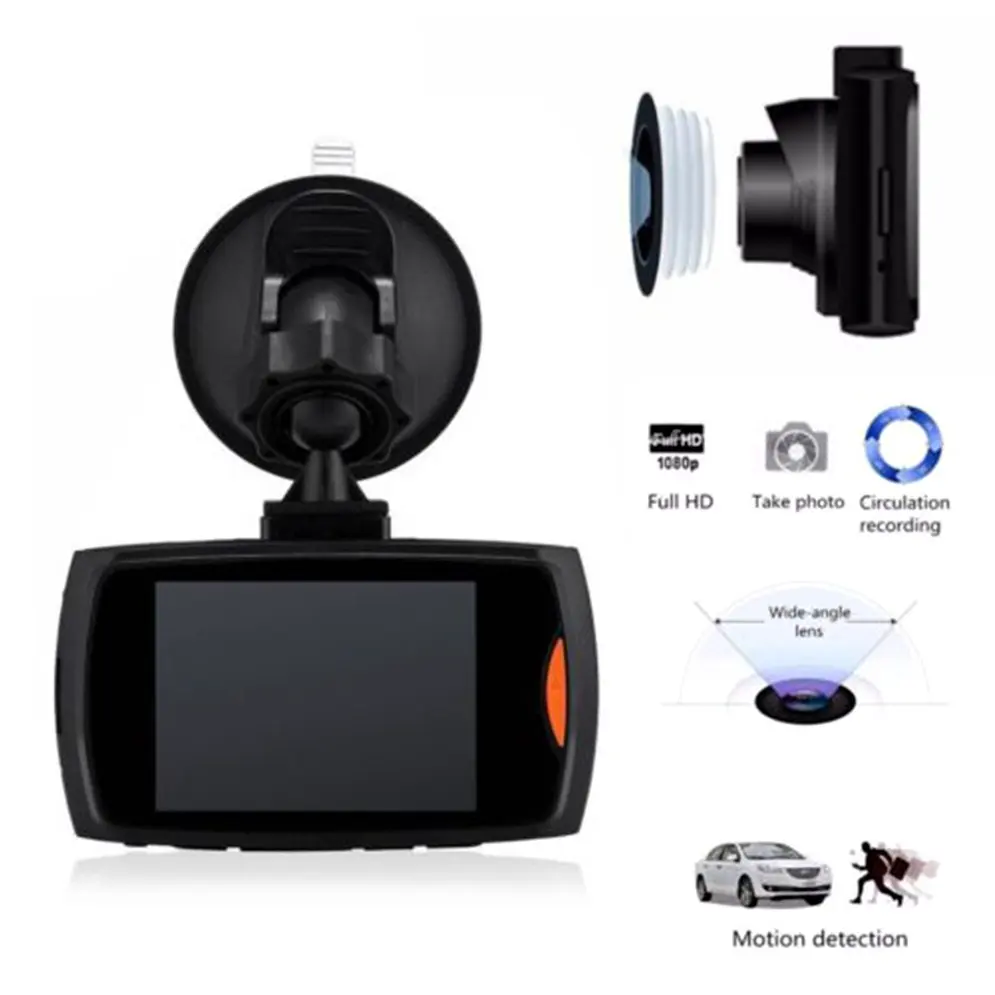 Автомобильный видеорегистратор G30 2 4 дюйма 90 градусов Novatek 96220 Full HD 1080P камера с