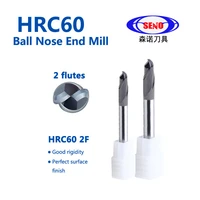 1pc hrc60 micro ball nose end mill 2 flutes r0 1 r0 45 tiain micro flat 4mm shank milling cutter mirco carbide cnc engraving bit