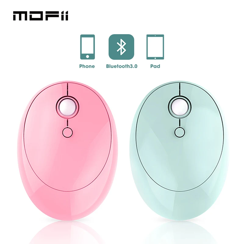 

Wireless Bluetooth Mouse Computer Mute Office Gaming Mouse 1600DPI USB 2.4GHz Ergonomic Pink Mouse Gamer For Mac Laptop PC