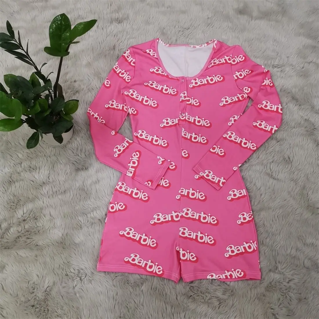 Женская одежда Барби модная Домашняя с принтом Комбинезоны для женщин