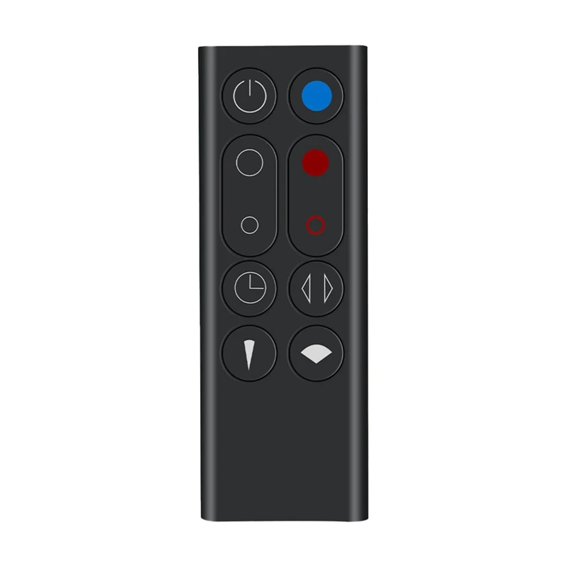 

1 Piece Air Purifier Leafless Fan Remote Control Plastic Remote Control Suitable For Dyson AM09 HP00 HP01 Black