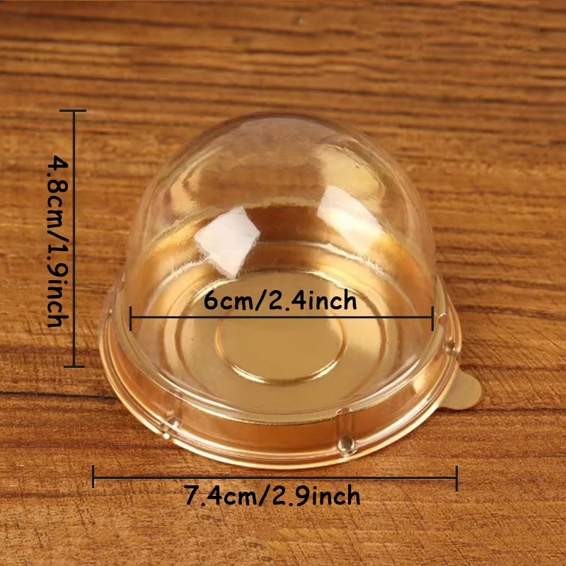 

Пластиковые коробки для кексов 10 шт