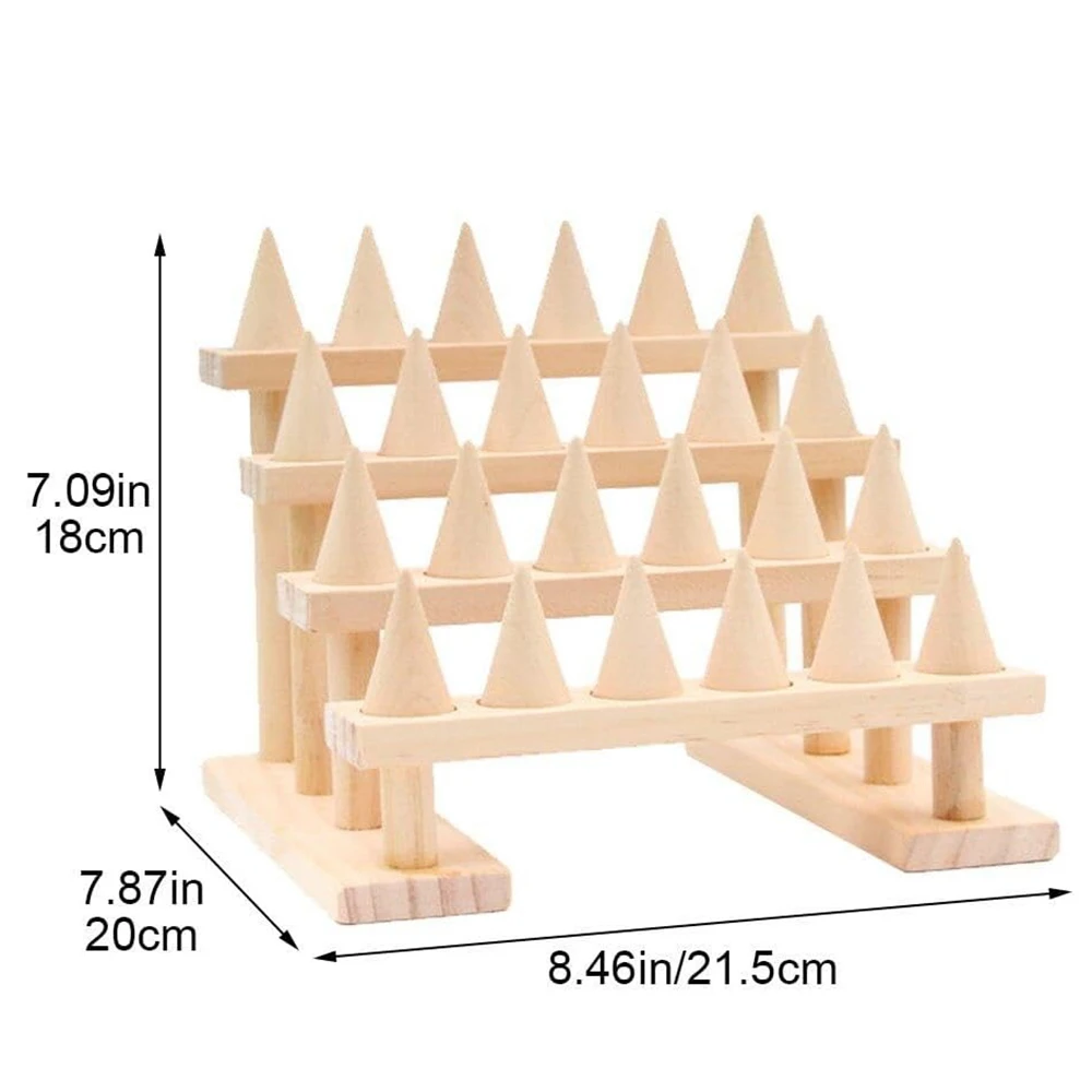 

Деревянный органайзер для украшений LISM, 4 уровня