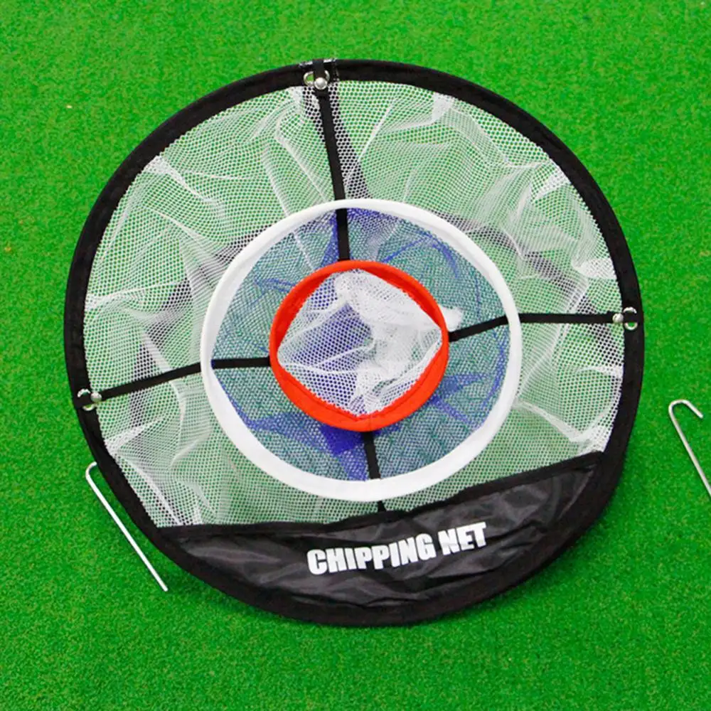 

50cm Adult Children Golf Training Network Portable Pitching Golf Target Training Practice Chipping Net Basket Golf Training Aids
