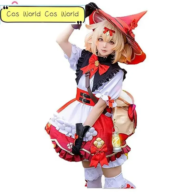 Новинка косплей из кожи Кли цветущая Звездная игра геншин ударный костюм женское